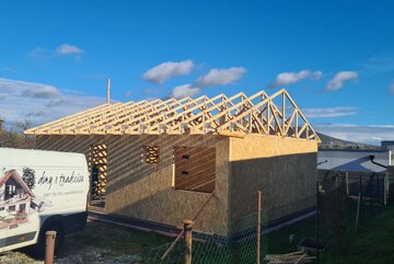 Bungalov Praktik v Nitre: Nová stavba montovaného domu
