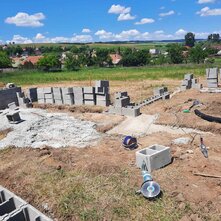 Montovaný dom bungalov Londýn priebeh výstavby