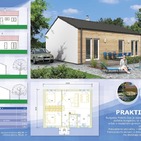montovaný dom bungalov Praktik Duo