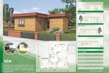 Montovaný dom Rím: moderný štýl a efektívnosť za dostupnú cenu