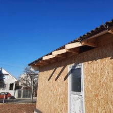 Nízkoenergetický dom bungalov Praktik Nitra - priebeh výstavby - Montované domy DATA