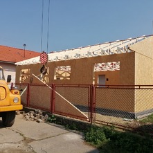 Priebeh výstavby montovaného domu