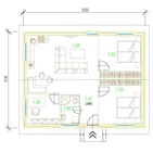 úžitková plocha 70,05 m2